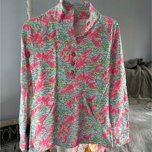 Illy Pulitzer popover sweatshirt